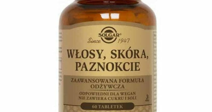 solgar formula wlosy skora paznokcie 60 tabl