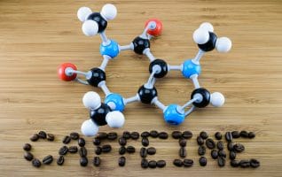 カフェイン分子構造
